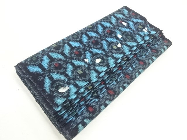JAPANESE KIMONO / ANTIQUE BOLT FOR KIMONO / COTTON / BINGO KASURI